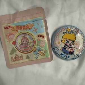 POP MART Pop Land ‘Molly’ Carnival Game Tin Badge - Finding Mokoko Series